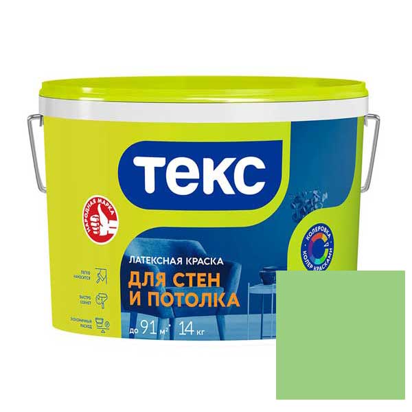 картинка Краска интерьерная Текс Универсал TVT H380 9 л магазин «СТД СКС» являющийся официальным дистрибьютором в России 