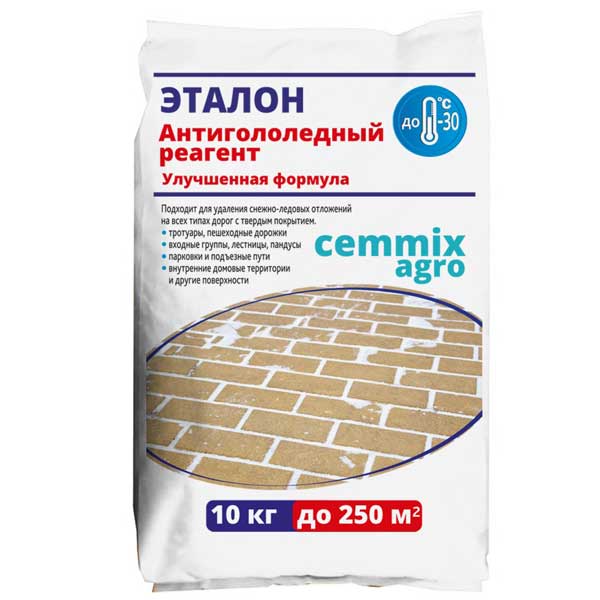 Реагент противогололедный Эталон 10 кг