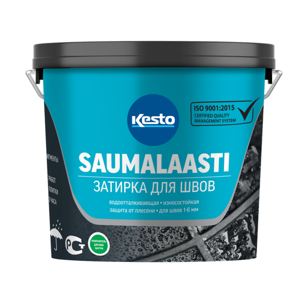 картинка Затирка Kesto Saumalaasti 041 средне-серый 3 кг магазин «СТД СКС» являющийся официальным дистрибьютором в России 