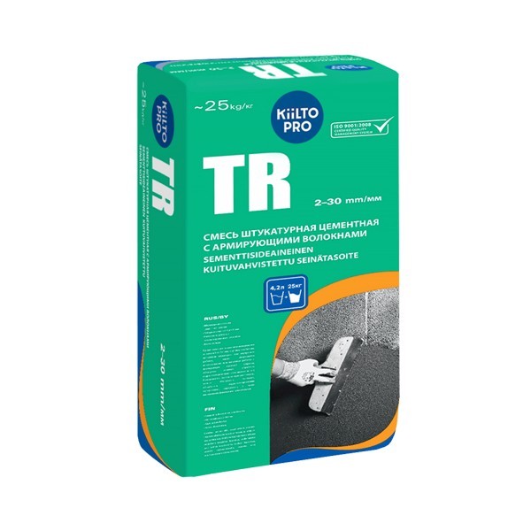 Штукатурка цементная Kesto TR 25
