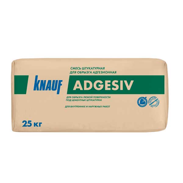 Штукатурка цементная КНАУФ-Адгезив 25 кг- nav