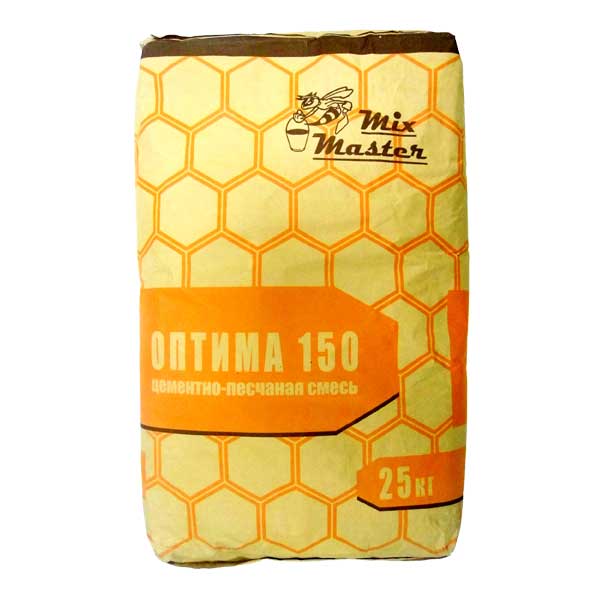 Цементно-песчаная смесь МиксМастер Оптима М-150 25 кг- nav