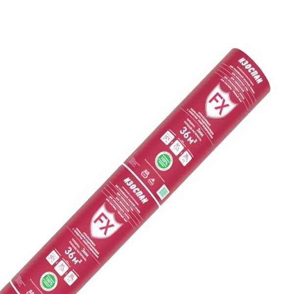 Отражающая тепло -гидро -пароизоляция Изоспан FX, 36 м2- nav