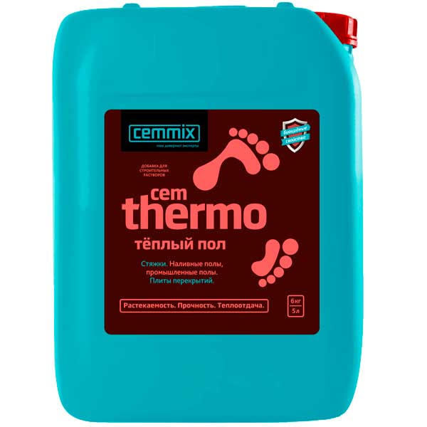 картинка Добавка для теплых полов CemThermo 5 л магазин «СТД СКС» являющийся официальным дистрибьютором в России 