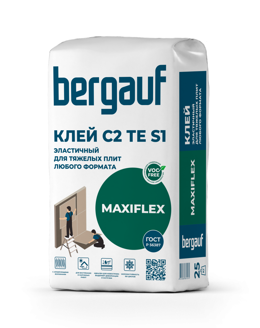 Клей для тяжелых плит Bergauf