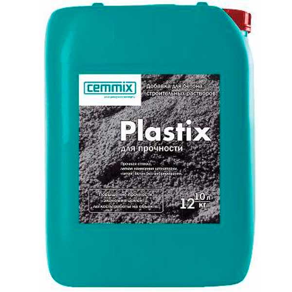Пластификатор для бетона Plastix, 10 л- nav