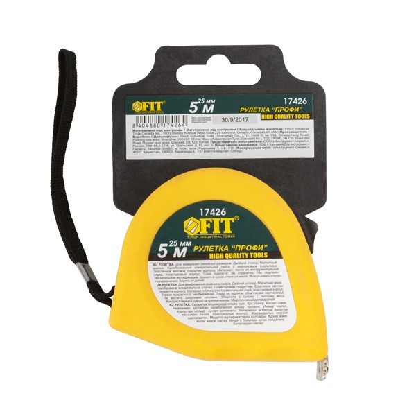Рулетка FIT Профи, 5 м- nav
