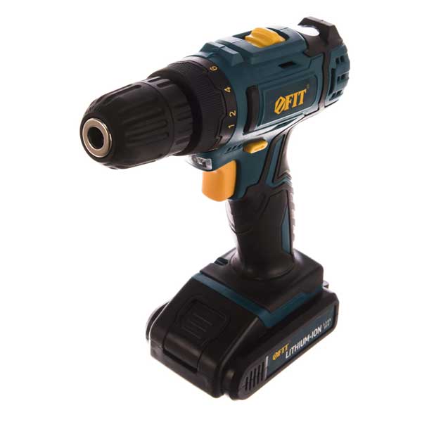 Аккумуляторная дрель-шуруповерт FIT 80189- nav