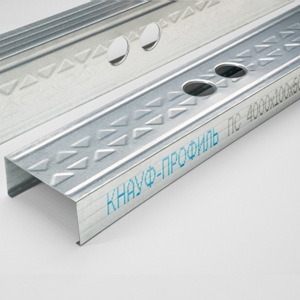 Профиль стоечный Кнауф 0.6 мм, 100х50 мм, 4 м- nav