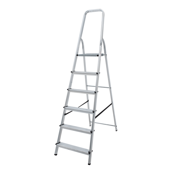Стремянка алюминиевая Новая Высота 6 ступеней- nav
