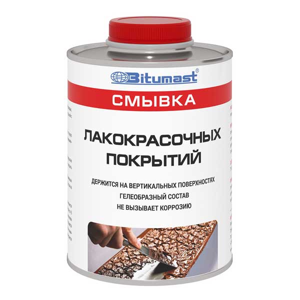 картинка Смывка лакокрасочных покрытий Bitumast 0,75 кг магазин «СТД СКС» являющийся официальным дистрибьютором в России 