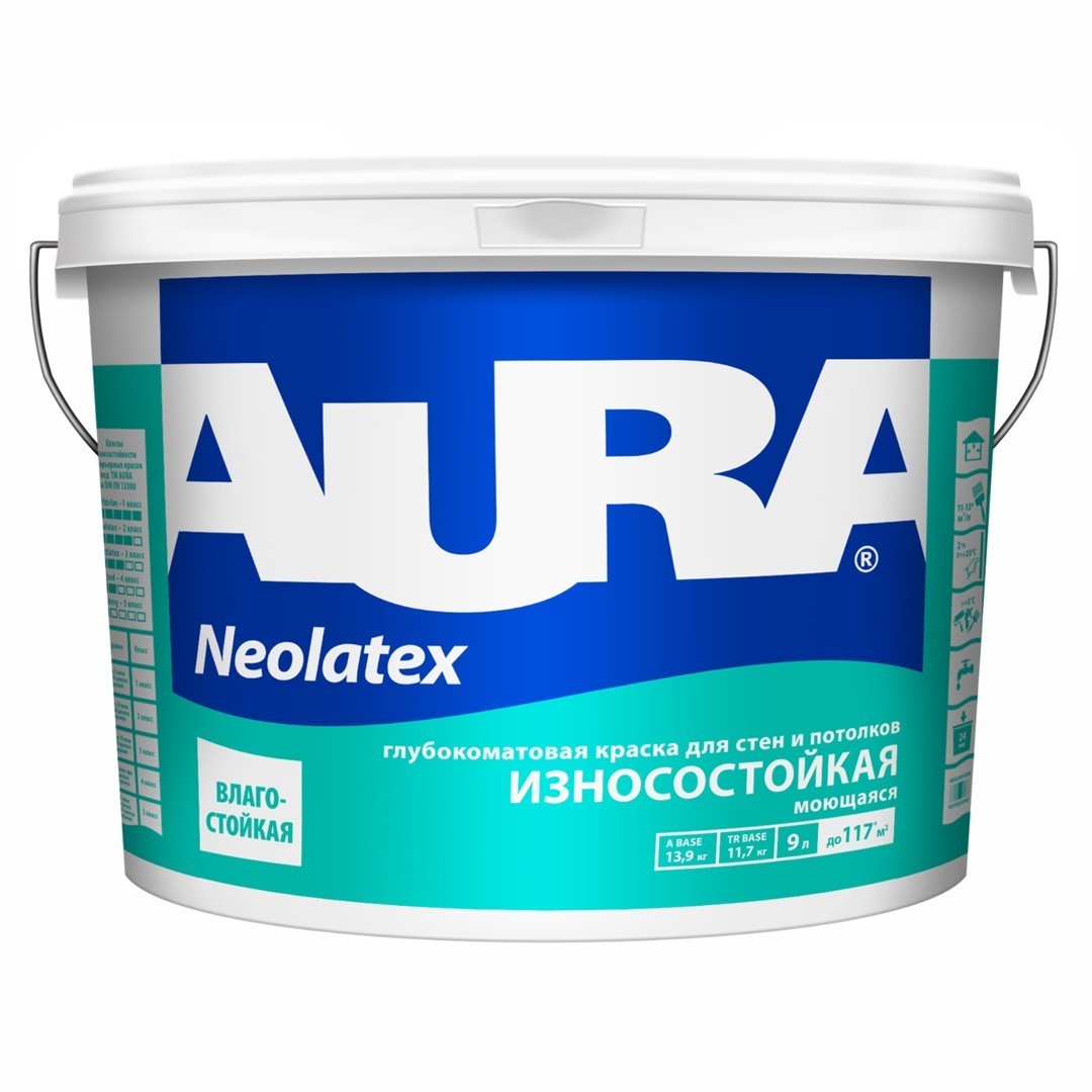 Краска AURA Neolatex матовая износостойкая