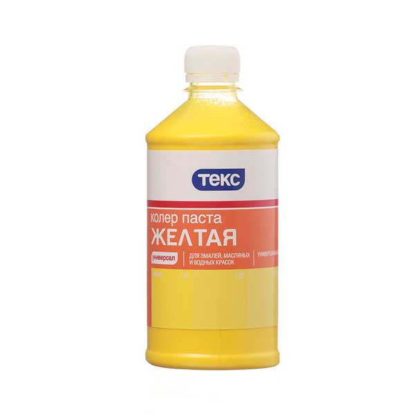 Колер паста Текс Универсал желтая №3 0.1 л- nav