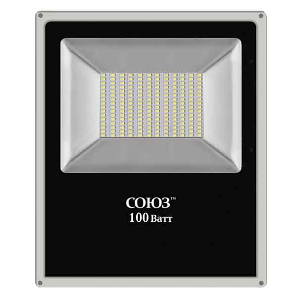 Прожектор светодиодный СОЮЗ, SMD, 100Вт, 6500K, IP65-2