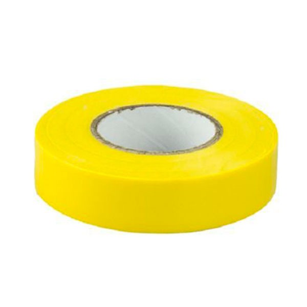 Изолента ПВХ жёлтая 19 мм 20 м- nav