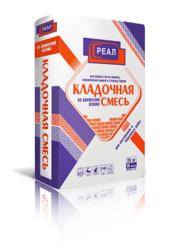 картинка Кладочная смесь Реал 25 кг магазин «СТД СКС» являющийся официальным дистрибьютором в России 