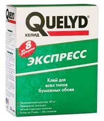Клей для бумажных и легких виниловых обоев Quelyd Супер Экспресс 250 г-0