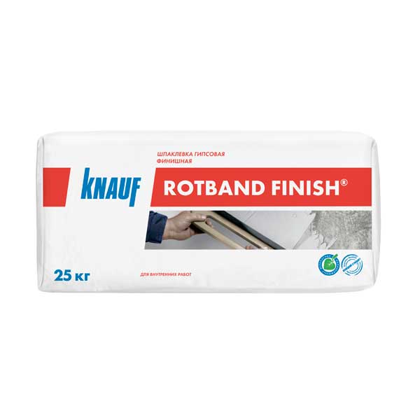 Шпаклевка гипсовая КНАУФ-Ротбанд Финиш 25 кг- nav