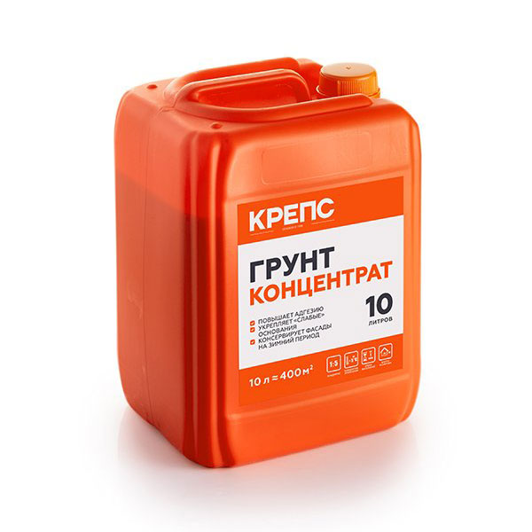 картинка Грунт-концентрат Крепс 10 л магазин «СТД СКС» являющийся официальным дистрибьютором в России 