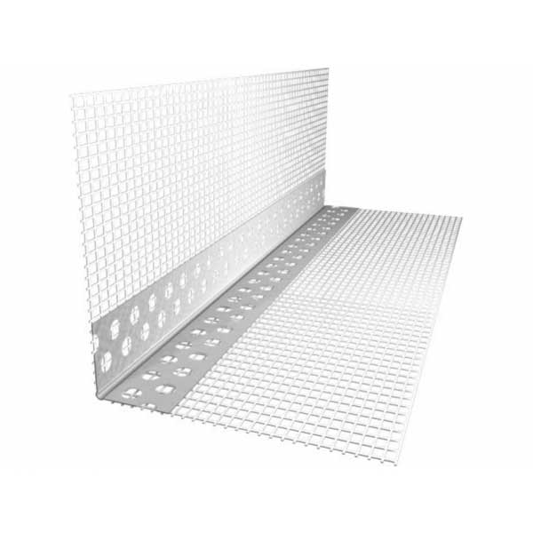 Профиль ПВХ перфорированный с сеткой 10x15, 2.5 м- nav