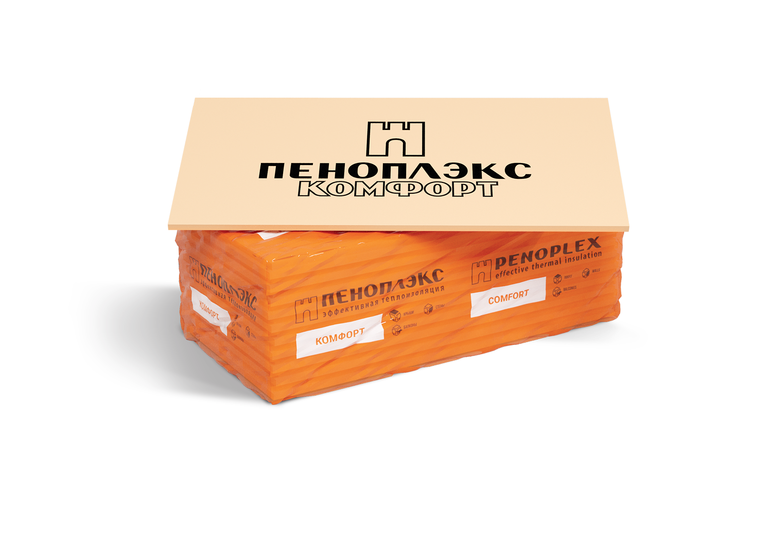 Экструдированный пенополистирол (XPS) ПЕНОПЛЭКС Комфорт