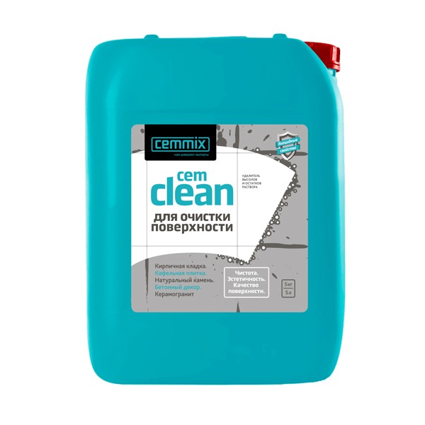Многофункциональное очищающее средство Cem Clean 5л (для удаления высолов, раствора и ржавчины) картинка Многофункциональное очищающее средство Cem