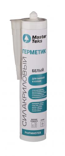 Герметик силиконакриловый MasterTeks PM белый 290 мл- nav