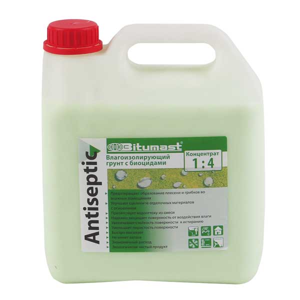 картинка Грунтовка Bitumast Antiseptic концентрат