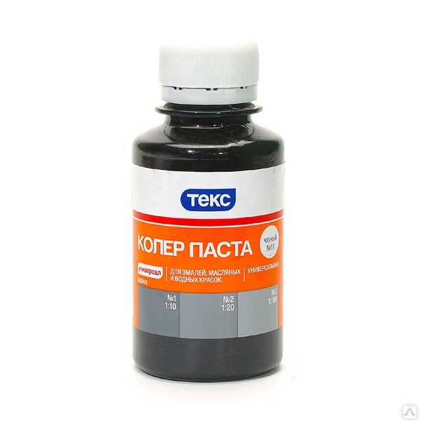 Колер паста Текс Универсал черная №11 0.1 л- nav
