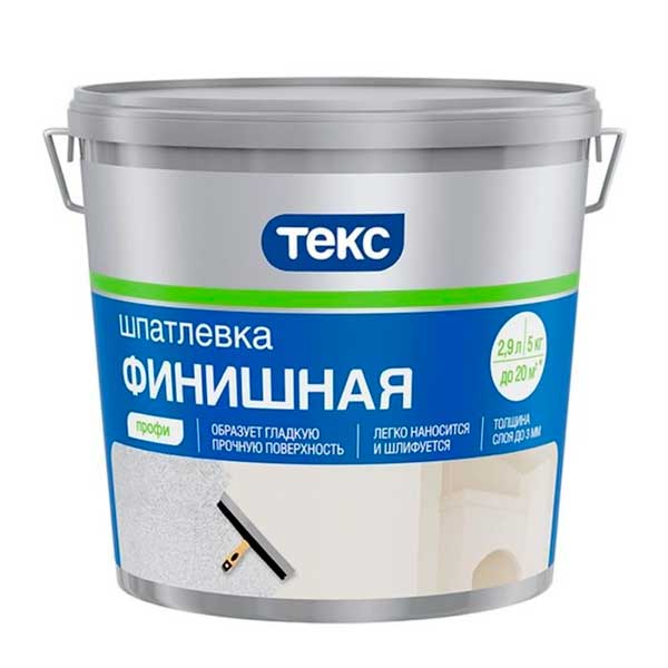Шпатлевка Текс Профи финишнная 5 кг- nav