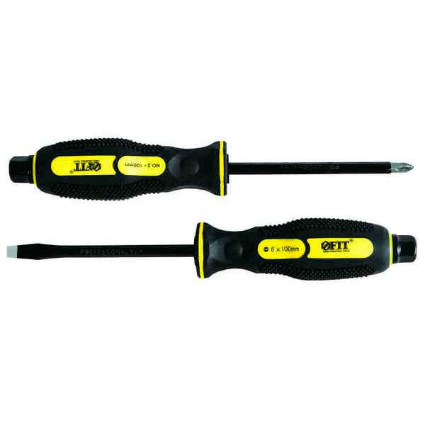 Отверткa ударная крестовая FIT Профи PH1, 5х100 мм- nav