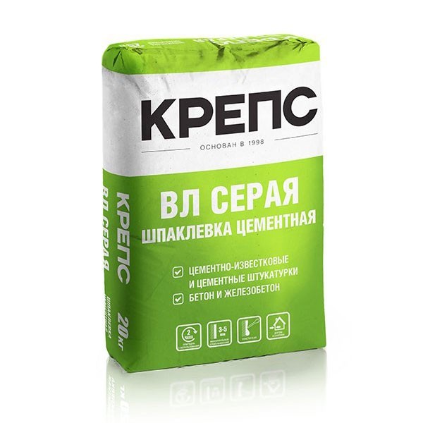 картинка Шпаклевка цементная Крепс ВЛ