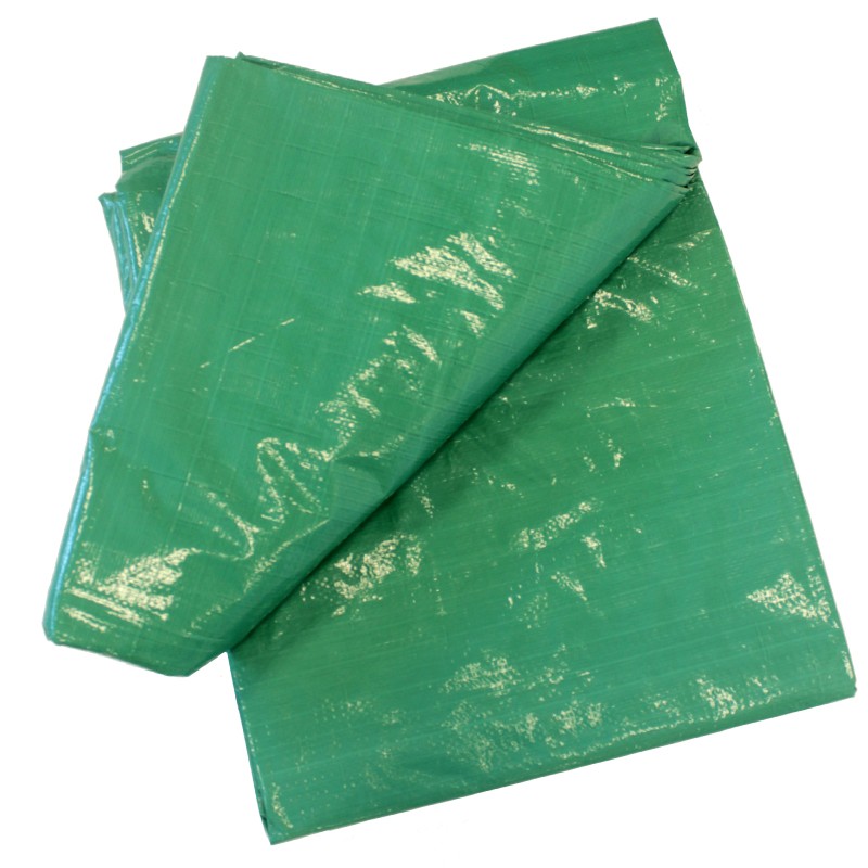 Тент защитный 4х10м, цвет зеленый, 120г/м2- nav