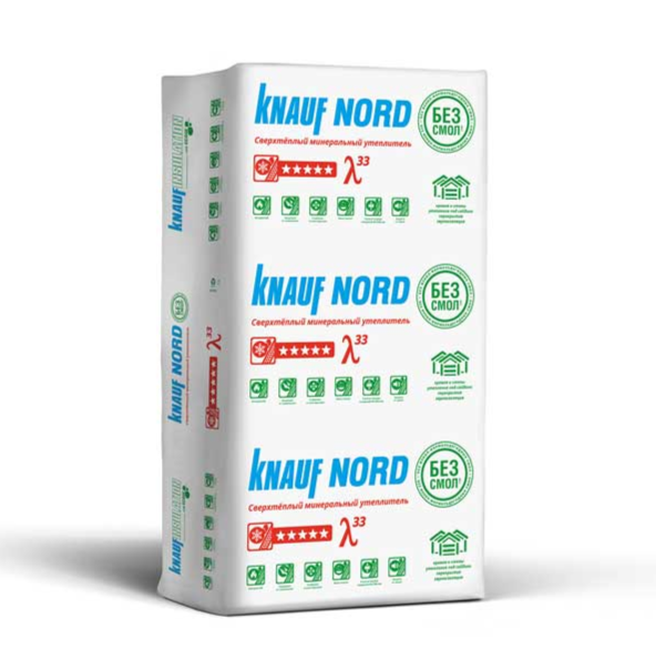 Утеплитель КНАУФ Nord 50х600х1250 мм