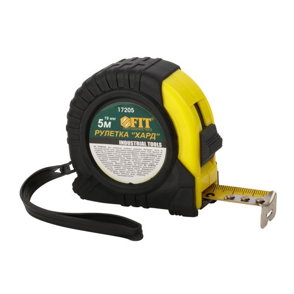 Рулетка FIT Хард 5 м х 19 мм- nav