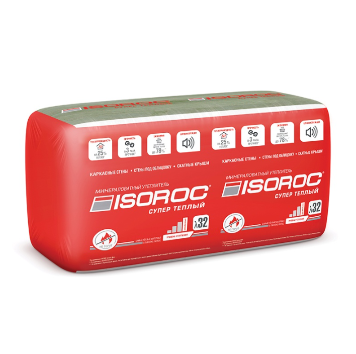 Утеплитель Isoroc Супер теплый 100