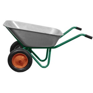 Тачка садово-строительная двухколесная 110 л 240 кг- nav