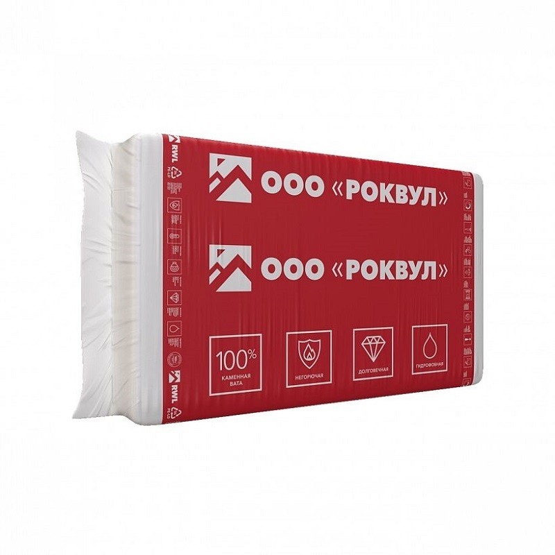 Утеплитель Роквул Каркас Баттс 1000х600х100