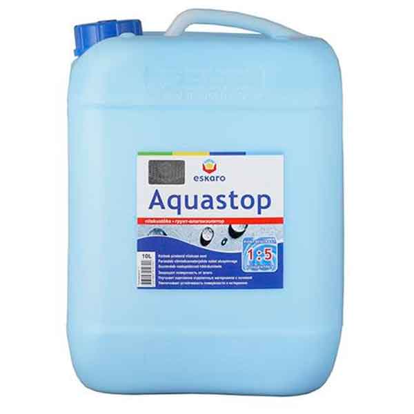 Грунт-концентрат 1:5 Eskaro Aquastop, 10 л-0