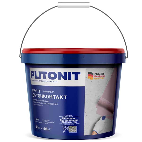 Грунтовка PLITONIT БетонКонтакт 15 кг-0