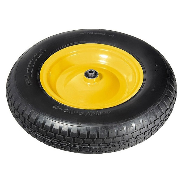 Колесо для тачки пневматическое 390х80х20 мм с камерой- nav