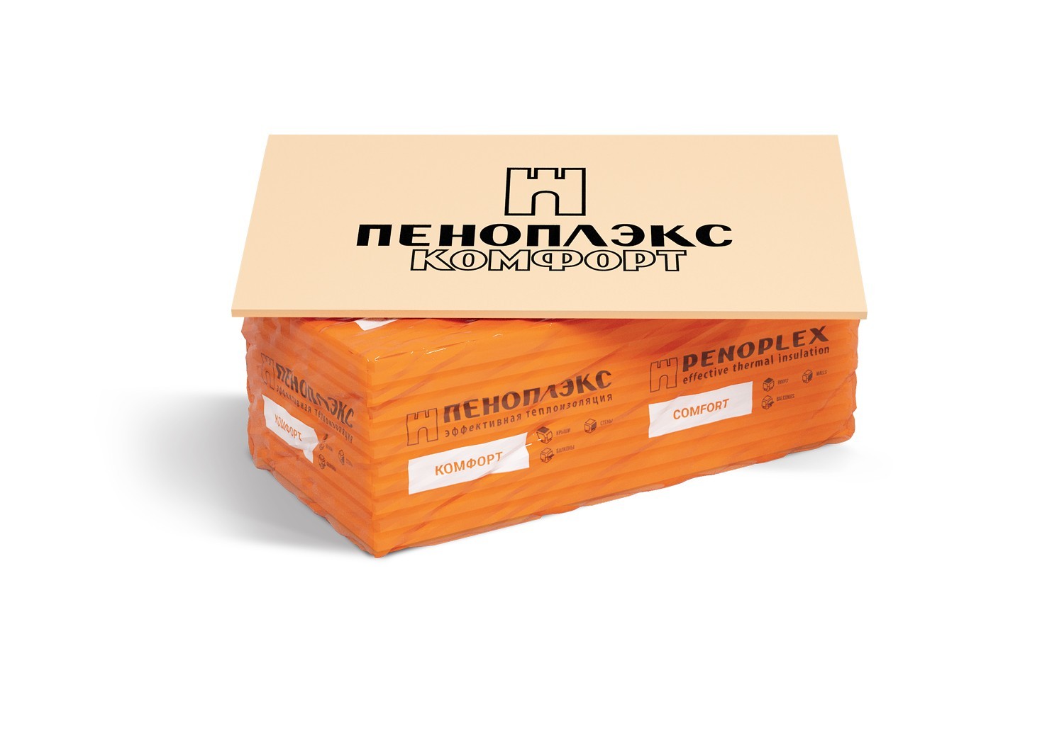 Экструдированный пенополистирол (XPS) ПЕНОПЛЭКС Комфорт
