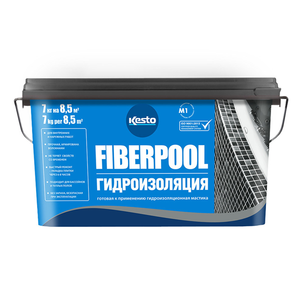 Гидроизоляция Kesto Фиберпул 7 кг