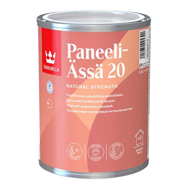 Лак интерьерный Tikkurila Paneeli-Assa Expert 0,9 л полуматовый- nav