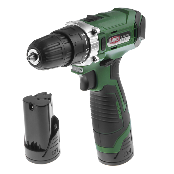 картинка Дрель аккумуляторная HAMMER ACD12/2CS