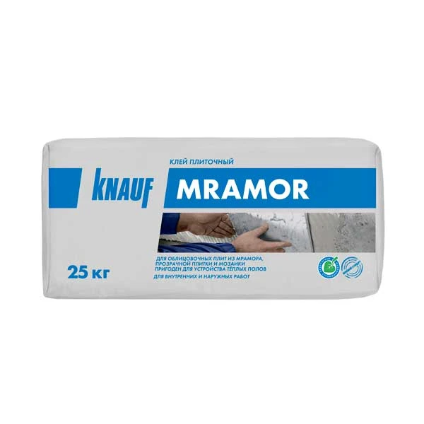 Клей для плитки КНАУФ-Мрамор 25 кг- nav