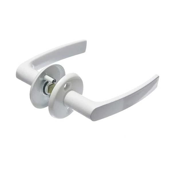 Ручка дверная 16/006, белая- nav