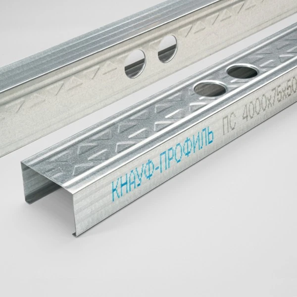 Профиль стоечный Кнауф 0.6 мм, 75х50 мм, 4 м- nav