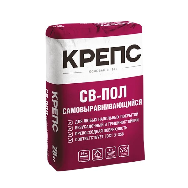 Ровнитель финишный Крепс СВ-пол 20 кг- nav