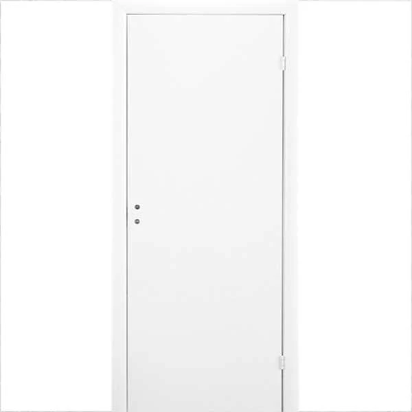 Дверной блок крашенный белый №9 890х2090мм- nav
